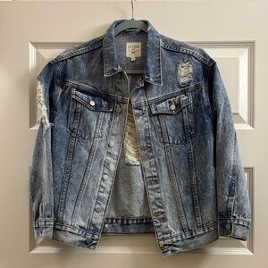 Hayden Girls | Distressed Denim Jacket